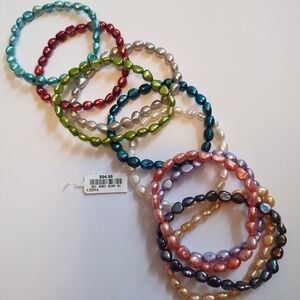 Vibrant Beaded Bracelet Set